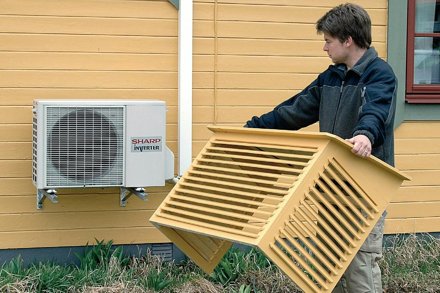 Värmepumpsskydd Bygg själv värmepumpsskydd